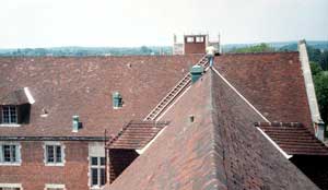 tile roof repair, Grove City College