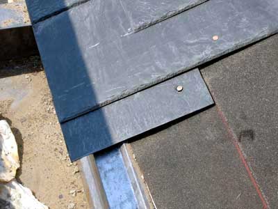lead-coated copper drip edge