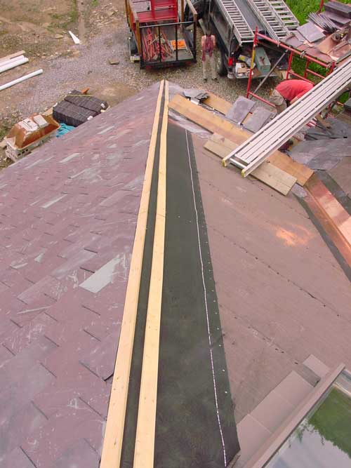 Slate Roof Central - Installing slate hips